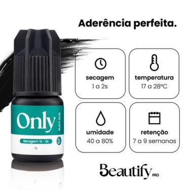 Imagem de Adesivo Para Extensão de Cílios Beautify Pro 3g - Cola de Secagem Rápi