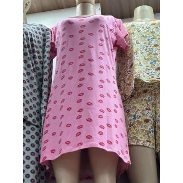 Imagem de Camisola feminina estampada - Limite zero pijamas 