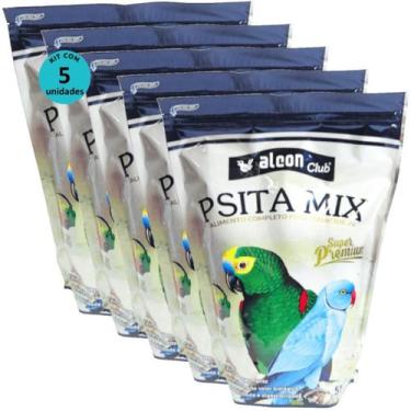 Imagem de Alcon Club Psita Mix 550g Super Premium Para Psitacídeos Kit Com 5