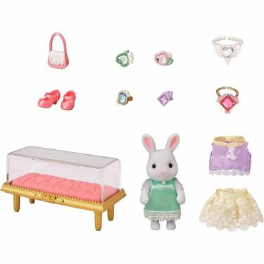 Imagem de Figura com Acessório - Sylvanian Families - Joias e Pedras - Epoch Magia