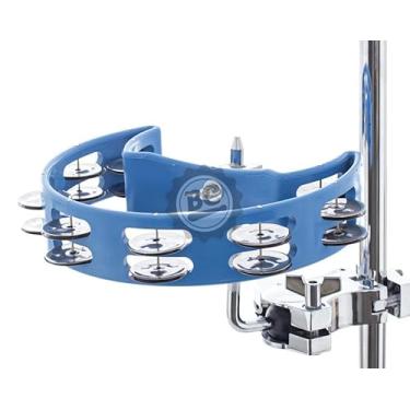 Imagem de Pandeirola Liverpool Meia Lua Azul Claro com presilha para fixar em ferragens e hastes em geral