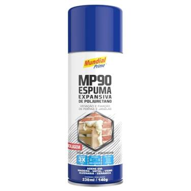 Imagem de Espuma Expansiva de Poliuretano PU 230 ml (140 g) Mundial Prime – Uso Doméstico e Bricolagem | Vedação, Fixação e Preenchimento