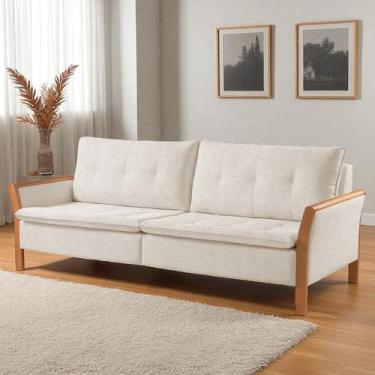 Imagem de Sofá Fixo Matteo 4 Lugares Luxo 2,40m Castellar Móbile