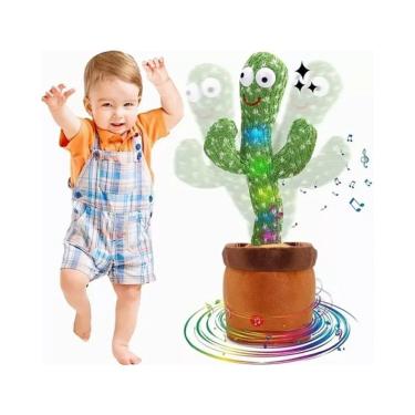 Imagem de Cacto de pelúcia Bailarin Imita Musical Voice Toy Plush