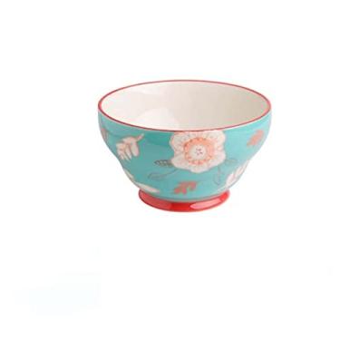 Imagem de WYUYIWH Tigela tigela de ramen casa personalidade criativa tigela de sopa de cerâmica grande tigela de macarrão tigela de salada fofa (cor: 5)