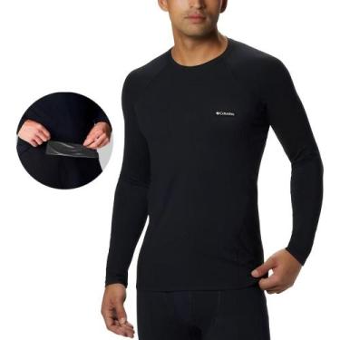 Imagem de Blusa Termica P Masculina Segunda Pele Columbia Preta, Preto, M