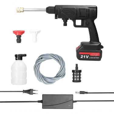 Imagem de Lavadora De Alta Pressão Sem Fio P- Uso Doméstico Portátil Ideal P- Carros E Limpeza Geral