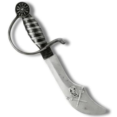 Imagem de Espada De Pirata Brinquedo Infantil Fantasia 33cm Prateado - Shock