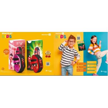 Imagem de Bracelete kids fir íon - E-ENERGY, Vermelho e preto