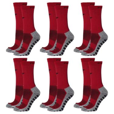 Imagem de Kit 6 Pares de Meias Penalty Grip Masculina