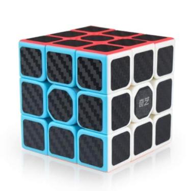 Imagem de Little Golden Elephant Qiyi Warrior W Speed Cube 3 x 3 - Adesivo de fibra de carbono suave cubo mágico 3 x 3 x 3 cm, o brinquedo mais educativo para melhorar eficazmente a concentração
