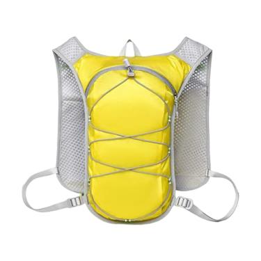 Imagem de predolo Colete de Hidratação Mochila de Hidratação para Caminhadas Escalada Mochila Ajustável para Caça Caminhada Ciclismo Esportes Ao Ar Livre, Amarelo