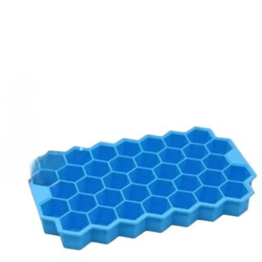 Imagem de Forma de Gelo Silicone Chocolate Bombom Drink Whisky Top Hexagono Colméia (1 UNI)