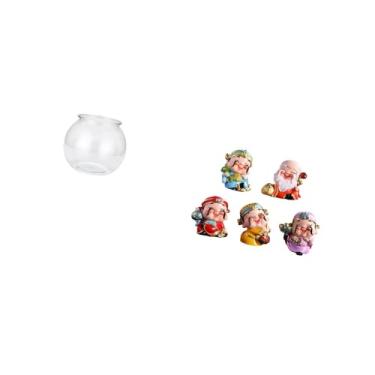 Imagem de Fenteer Ornamento Transparente para Aquário, Tigela, Vaso, Mesa, Escultura, Mini Estátuas, Resina, Da Fortuna, Rico, Estátua para Decoração de Casa E Esc