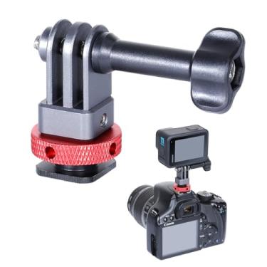 Imagem de SEASKY AC02 acessório adaptador de montagem de câmera com furo rosqueado de 1/10.2 cm de liga de alumínio para GoPro Hero 13/12/11/10/9/8 para DJI Action 5 Pro 4/3/2 para câmera Insta360 Ace Pro 2