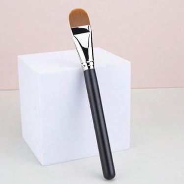 Imagem de Pincel de maquiagem para corretivo redondo e plano ultrafino profissional para base, corretivo, ferramenta doméstica