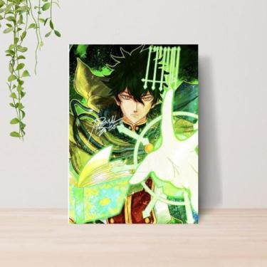 Imagem de Quadro Black Clover Anime A4  Placa MDF 12 - Lomi Art