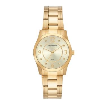 Imagem de Relogio Mondaine Feminino Ref: 99831lpmvda1 Casual Aço Dourado