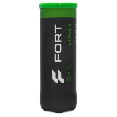 Imagem de Bola De Tênis Fort Stage 1 Tubo Com 3 Bolas