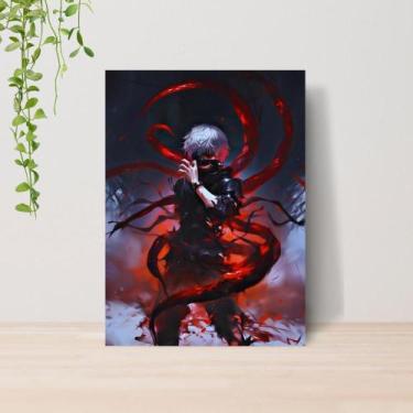 Imagem de Quadro Tokyo Ghoul Anime A4  Placa MDF 01 - Lomi Art