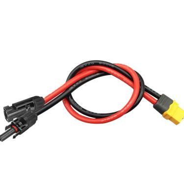 Imagem de Kit solar Graybull para cabo adaptador XT60, compatível com conector MC4, painel solar para bateria de Lipo e gerador solar Delta