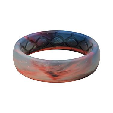 Imagem de Groove Life Aspire Ring – Anéis de casamento de silicone respirável para mulheres, cobertura vitalícia, design exclusivo, anel de ajuste confortável, 8, Silicone, Sem pedra preciosa