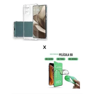 Imagem de Película 9D Cerâmica Protetora + Capinha Anti Impactos Para Moto G86 5