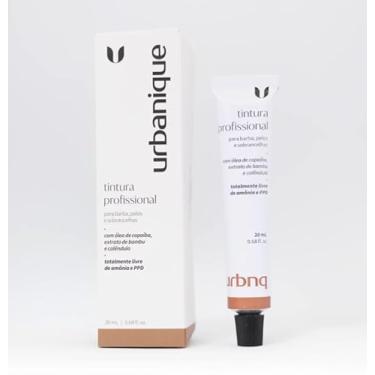 Imagem de Tintura Profissional para Sobrancelhas Barba Pelos Urbanique Livre de Amonia e PPD 20 mL (Marrom)
