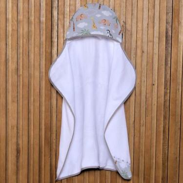 Imagem de Toalha de Banho Bebê Dupla Camada 100% Algodão - Mãe e Filho Enxovais 