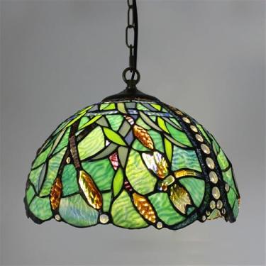 Imagem de Luminária pendente de luxo contemporânea para restaurante, com LED, estilo americano criativo, para sala de estar, quarto, hotel, villa, corredor, café, bar, escada, lustre de vidro colorido