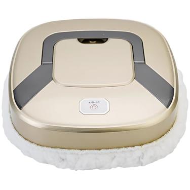 Imagem de Robô de limpeza de piso automático dourado com modos de esfregão molhado e seco, bateria de 3600 Mah, inteligente para madeira, azulejo e outros pisos rígidos