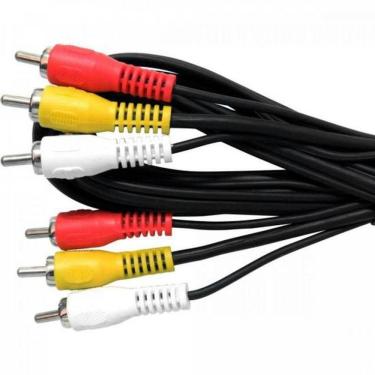 Imagem de Cabo 3rca X 3rca Com 1 Coaxial 1,8m Storm - Pct - 10