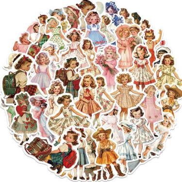 Imagem de Pacote de adesivos Childhood Lolita Theme, 50 unidades de vinil imperm