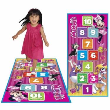 Imagem de Tapete Amarelinha Minnie Líder Brinquedos - LIDER