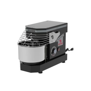 Imagem de Amassadeira Espiral 3 kg 10 Velocidades Aes-03 Preta Bivolt - Braesi