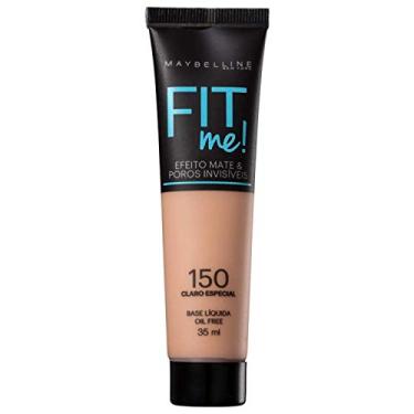 Imagem de Base Líquida Fit Me Cor 150, Maybelline, 150 Claro Especial