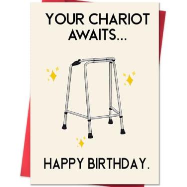 Imagem de uugtcard Cartões de aniversário engraçados para mulheres e homens, cartão de aniversário para marido, esposa, pai, mãe, presentes de feliz aniversário para irmão, irmã, amigos, família, ele, ela