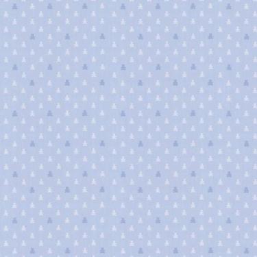 Imagem de Papel De Parede Ursinho Fundo Azul Autocolante Decorativo - LRP