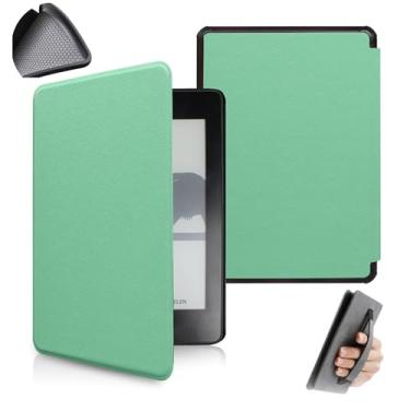 Imagem de Yzlvigrous Capa de Padrão Cruzado para Kindle Paperwhite 7/6/5ª Geração 2015/2013/2012, Tampa de 6 Polegadas com Sono Automático e Acordar, TPU Macio de Volta com Design de Descanso de Mão