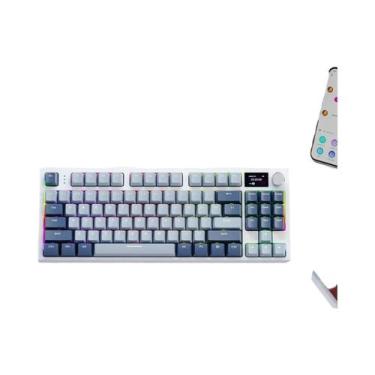 Imagem de Teclado Mecânico Sem Fio Attack Shark K86 Bluetooth 24g Hot-Swap Com B