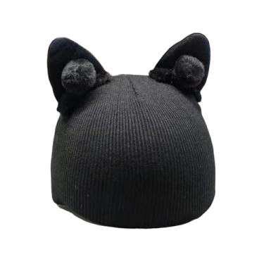 Imagem de oshhni Capa para capacete de esqui, acessório decorativo, novidade elegante, elástica, adorável, mantém o calor e protege o capacete de snowboard para, Preto