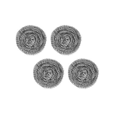 Imagem de Esponja Palha de Aco kit 4 Lava Loucas Bucha Limpeza Cozinha Panela Prato Utensilios Abrasivo Brilho