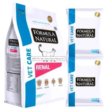 Imagem de Fórmula Natural Vet Care Renal para Gatos Adultos, 1 Kg, 2 Unidades de 500g