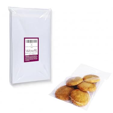 Imagem de Wowfit 100 CT sacos de plástico celofane transparentes de celulofano, reseláveis e autovedantes, ótimos para embalar roupas, camisas, envoltórios decorativos, lembrancinhas de festa, arte e mais (mais tamanhos disponíveis), Clear, 6 x 9 Inch (100 Count)