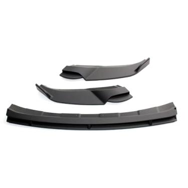 Imagem de Spoiler dianteiro de carro para Volkswagen T-ROC 18-20, protetor de divisor de difusor de lábios, spoiler, para-choque dianteiro de carro, anticolisão, protetor de carro, A/preto fosco