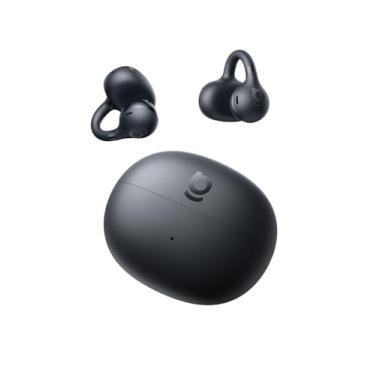 Imagem de Fones de Ouvido Open Ear Clip-On Baseus Bass BC1, Conforto com Anel Aberto e Clipe Ajustado de Três Curvas, Chamadas Claras com 4 Microfones, Preto Estelar