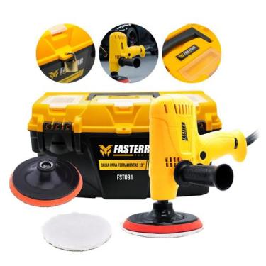 Imagem de Kit Politriz Lixadeira Multi Funções 700W com Caixa Organizadora Para 