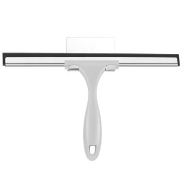 Imagem de SetSail Rodo de chuveiro para portas de vidro, rodo multiuso para porta de vidro de chuveiro, rodo de janela resistente com gancho para limpeza de janela de carro 30,5 cm