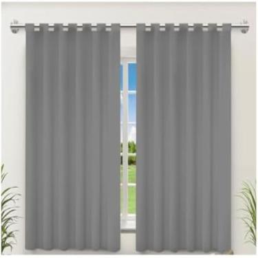 Imagem de Cortina escura para janela bloqueia luz, decora casa, grande, retangular, espetacular
