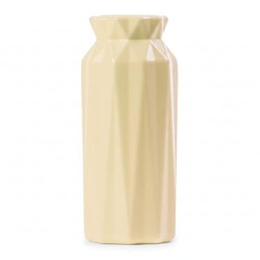 Imagem de 2 Vasos Decorativos em Plástico Baby Amarelo – Elegantes, Duráveis e Reutilizáveis – Grupo Mirandinha